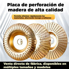 【3 piezas 24€】 Disco multifuncional para dar forma a la lijadora angular para madera