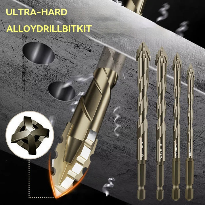 【4+5+6+8+10+12 mm】 | Set ekscentričnih svrdala s 5 žljeba za teške uvjete rada