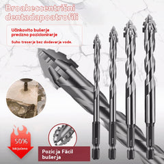 【4+5+6+8+10+12 mm】 | Set ekscentričnih svrdala s 5 žljeba za teške uvjete rada