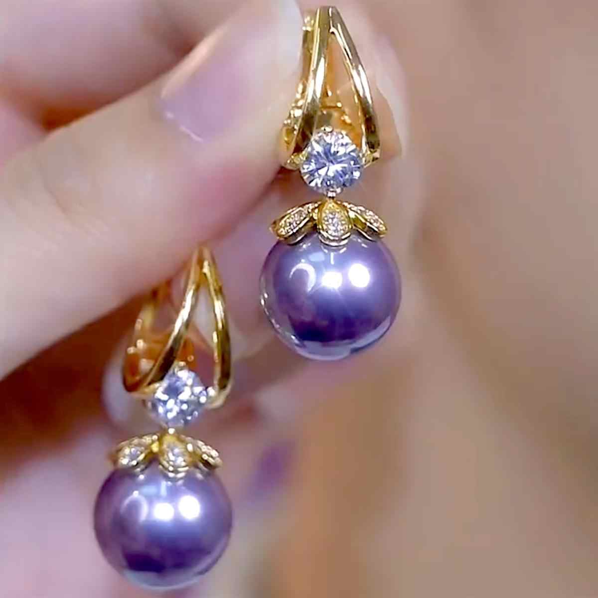 【Compre uno y llévese otro gratis】 Pendientes de plata con perlas de lujo francés de nuevo estilo 2025