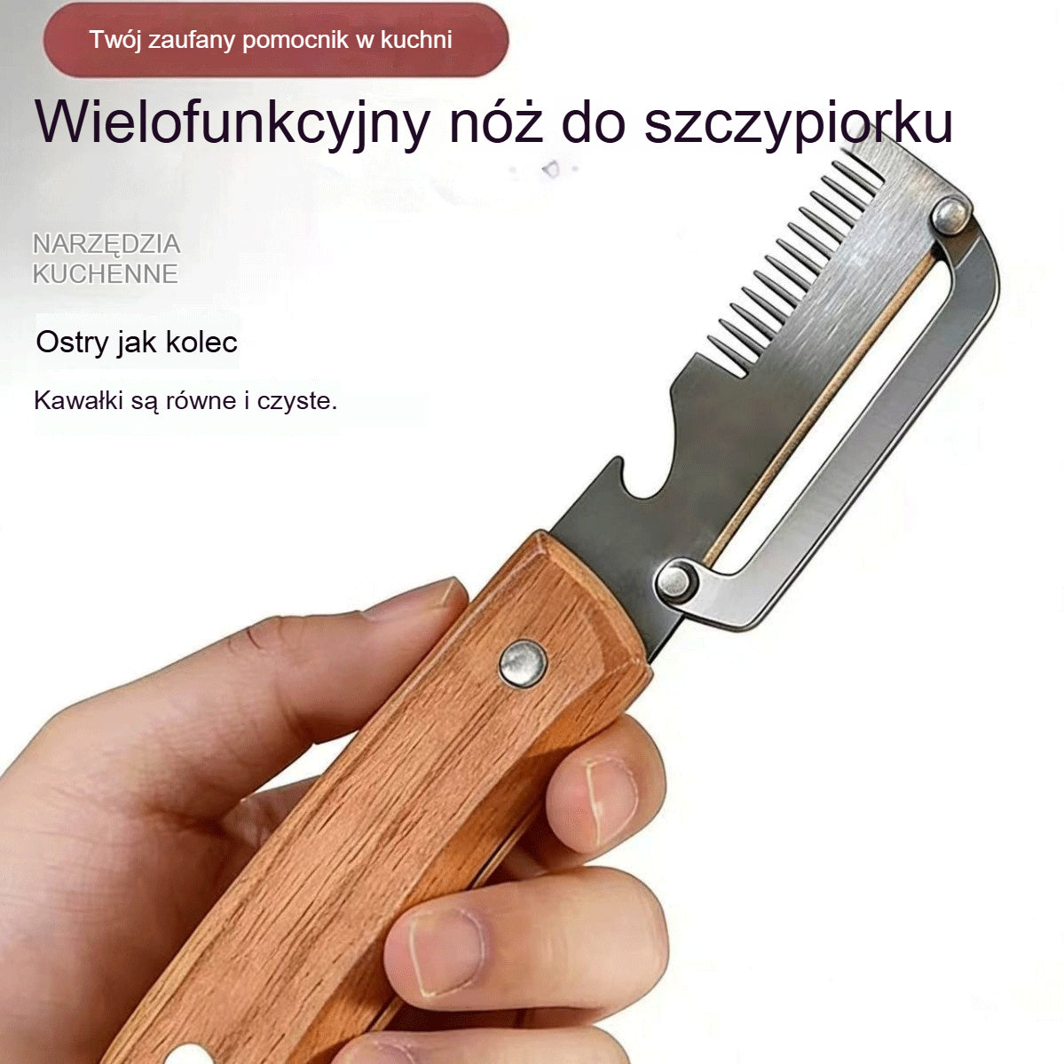 【Kup 1, otrzymaj 1 gratis!】 Wielofunkcyjna obieraczka kuchenna 3 w 1: obiera, kroi i otwiera butelki!