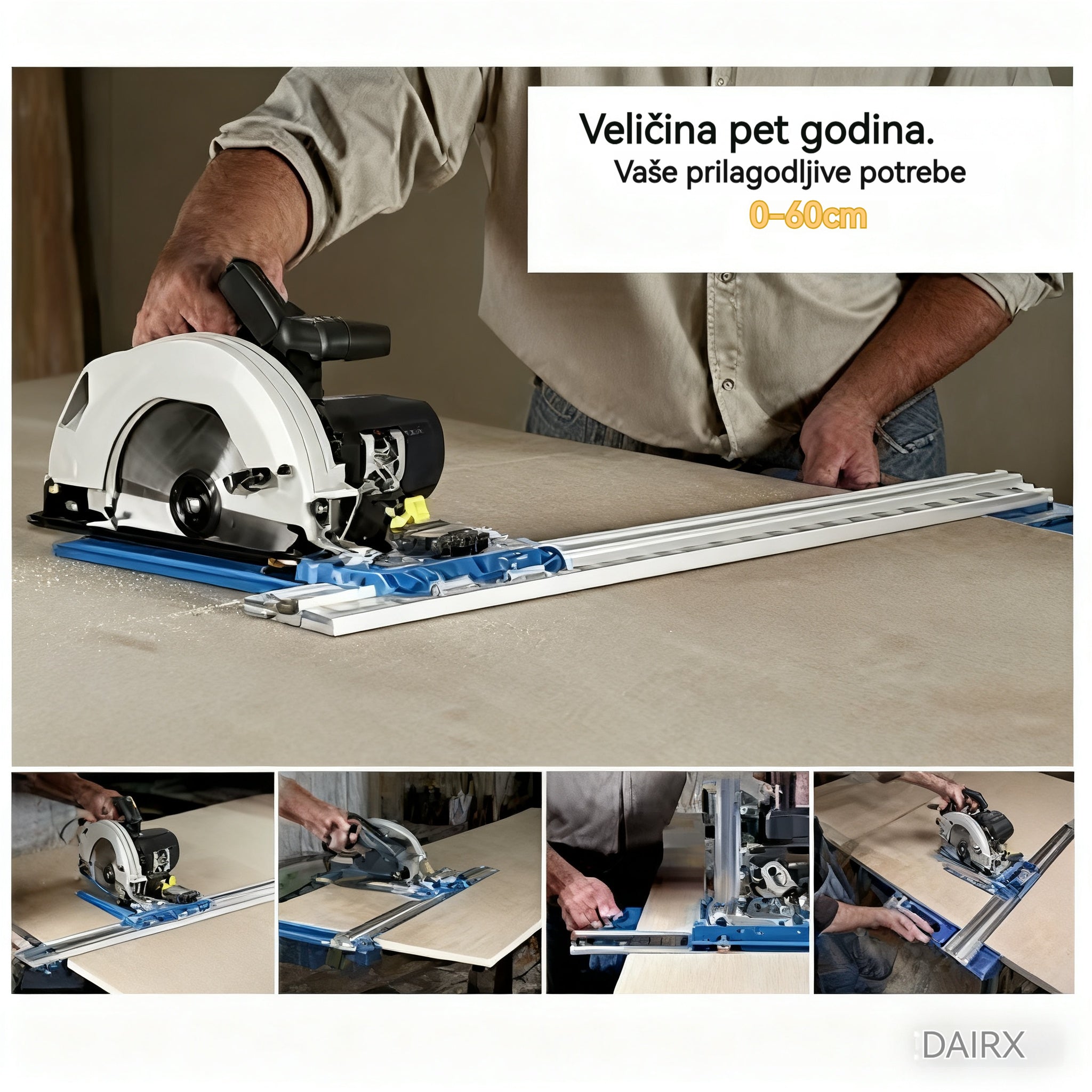 Prijenosna pila, višenamjenski alat za rezanje panela