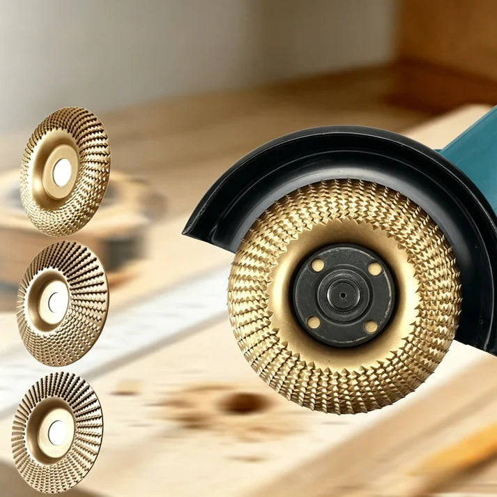 【3 piezas 24€】 Disco multifuncional para dar forma a la lijadora angular para madera