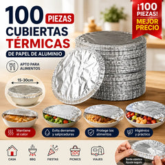 【100 piezas】28 euros Cubierta aislante de papel de aluminio