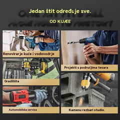 【4+5+6+8+10+12 mm】 | Set ekscentričnih svrdala s 5 žljeba za teške uvjete rada