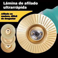 【3 piezas 24€】 Disco multifuncional para dar forma a la lijadora angular para madera