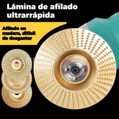 【3 piezas 24€】 Disco multifuncional para dar forma a la lijadora angular para madera