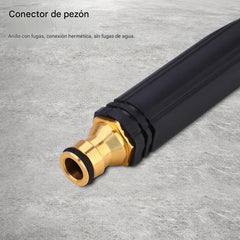 【Juego de 2 piezas】 Pistola de agua a alta presión: lavado de autos, jardín, 10 veces más presión, multimodo