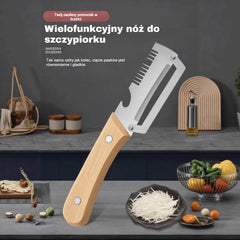 【Kup 1, otrzymaj 1 gratis!】 Wielofunkcyjna obieraczka kuchenna 3 w 1: obiera, kroi i otwiera butelki!